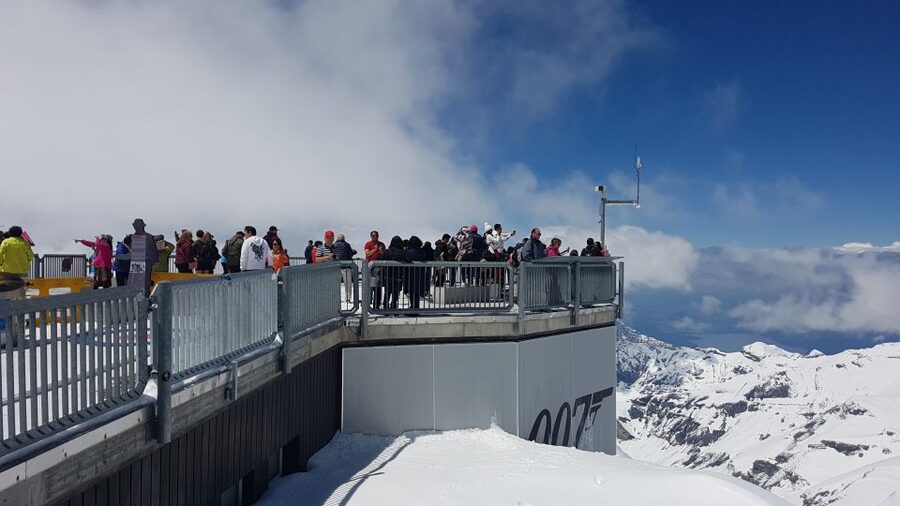 007 Elegance: Private Tour to Schilthorn from Interlaken - Skyline View Platform and the high point of the day