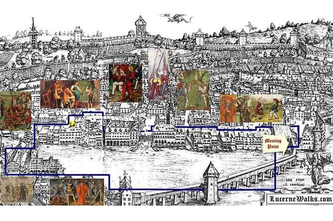 1.5-Hour Small-Group Nightwatchman Walk in Medieval Lucerne - Furrengasse and medieval Lucerne after dark