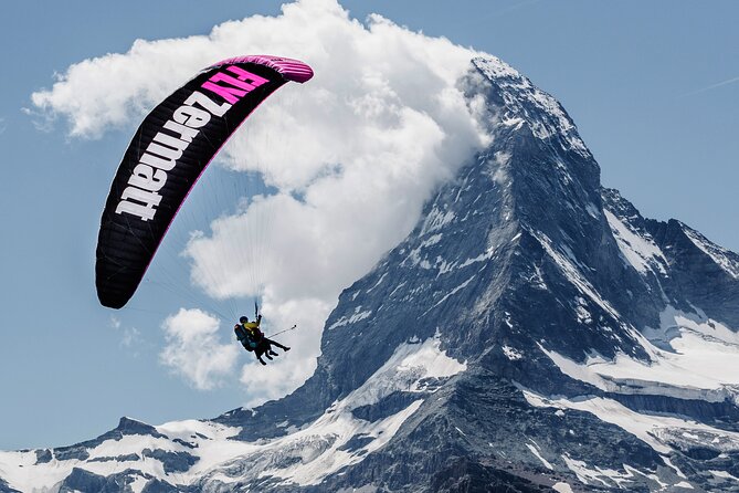 20 to 25 Minute Tandem Paragliding in Zermatt and Matterhorn View - Meeting FlyZermatt at Bahnhofplatz