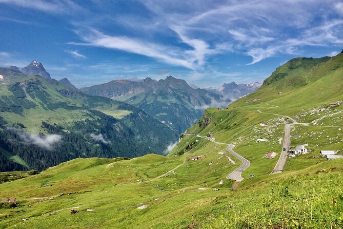 6-Day Drive 9 Swiss Passes, Glacier Express Route +Stelvio, Italy - Albula Pass and the final Klausen run