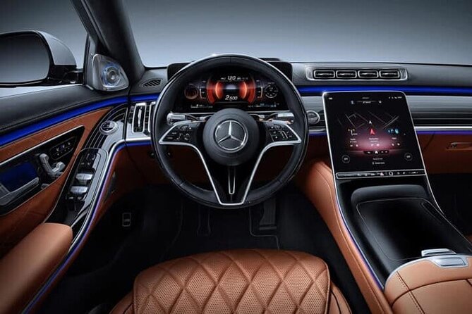 Arrival from Basel Airport BSL to Basel City by Luxury Vehicle - Choosing between the Mercedes V Class and S Class