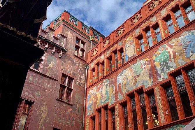 Basel Historical Old Town Tour - The 500-year-old Town Hall and its striking artworks