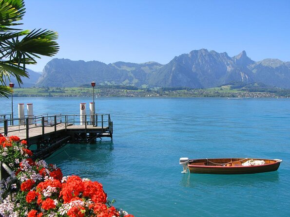 Beatus Caves, Panoramic Bridge, Nature Park Blue Lake and Lake Thun Cruise - Key points at a glance