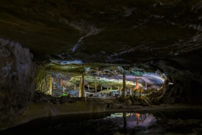 Beatus Caves, Panoramic Bridge, Nature Park Blue Lake and Lake Thun Cruise