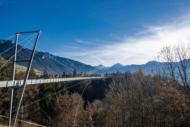 Beatus Caves, Panoramic Bridge, Nature Park Blue Lake and Lake Thun Cruise - Blausee, a compact park with striking water