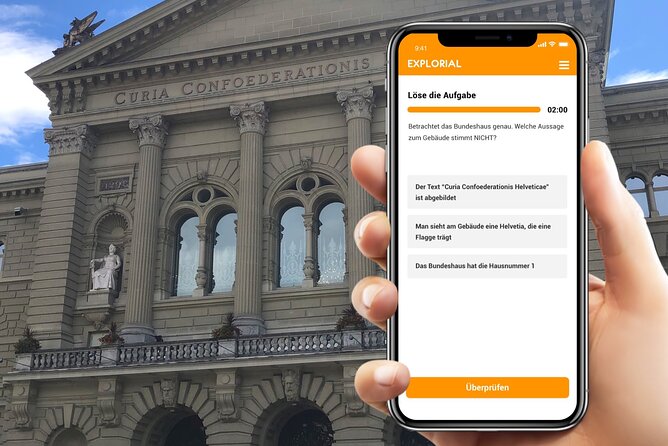 Bern Scavenger Hunt and Sights Self-Guided Tour - Parliament Building and Bern’s civic center