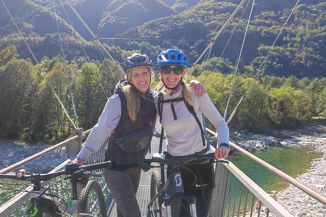BikeBrix Scenic Cycling Tour in Lake Maggiore Ascona Locarno - Riding through the town that names the valley