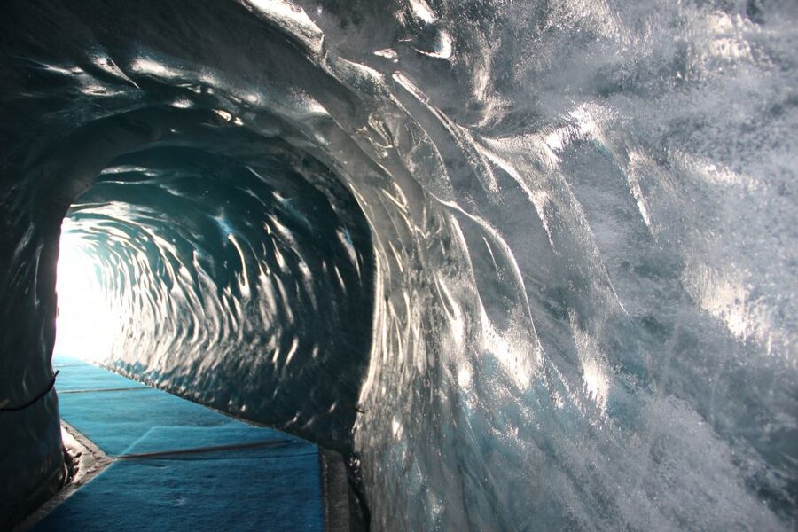 Chamonix & Mont Blanc Guided Panoramic Sky-Glass Bus Trip - The Montenvers red train and Mer de Glace