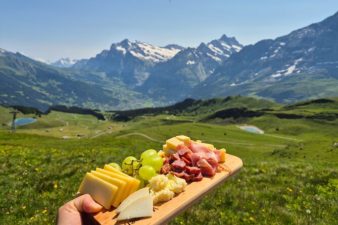 Cheese and chocolate on mountain summit - Why this mountain picnic works