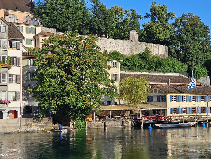 City tour historic old town Zurich - Fraumünster and the Chagall windows reward close attention