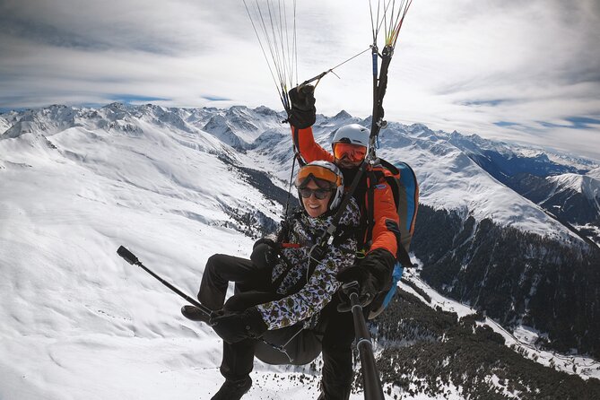 DAVOS: Paragliding Tandem Flight In Swiss Alps (Video & Photos Included) - Taking off above Davos at Jakobshorn