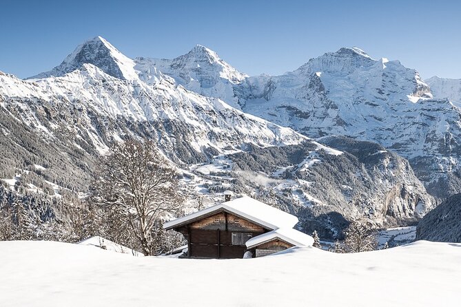 Day Sledding in Interlaken - From Interlaken to a quiet mountain village