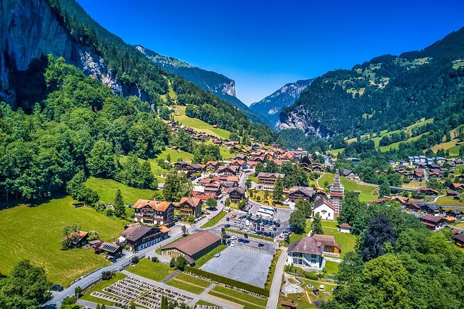 Daytrip to Swiss Villages: Interlaken Grindelwald & Lauterbrunnen - Lauterbrunnen: cliffs, valley views, and waterfalls