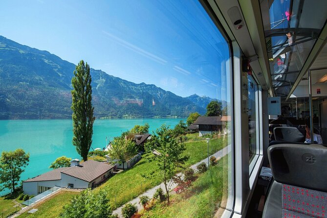 Exclusive Panoramic Train Journey though the Heart of Swiss - Brienz and the blue waters of Lake Brienz