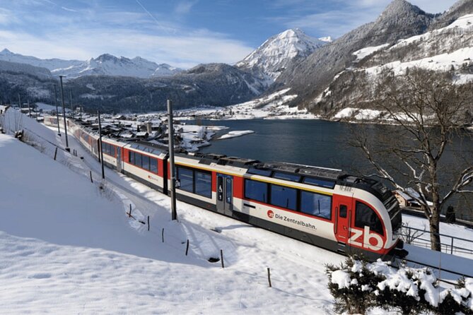 Exclusive Panoramic Train Journey though the Heart of Swiss - Interlaken: lunch, shopping, and a mountain-region base