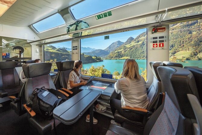 Exclusive Panoramic Train Journey though the Heart of Swiss - Lauterbrunnen and the 300-meter Staubbach Falls