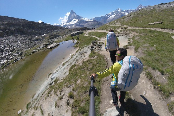FLYMATTERHORN VIP Paragliding from Zermatt, With Matterhorn View - Takeoff: a few quick steps