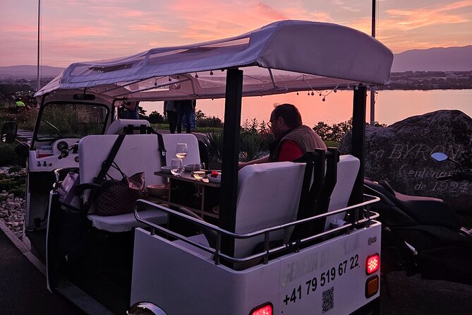 Fondue and wine private Tuk Tuk tour in Geneva - Saint Pierre Cathedral and the Reformation story