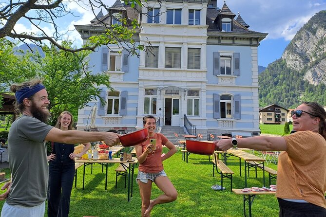 Fondue Cooking Class and Cheese Workshop in Switzerland - Garden games and Swiss food culture