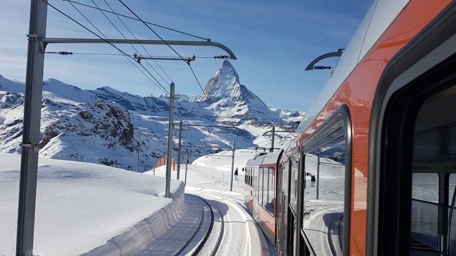 From Basel: Small Group Tour to Zermatt and Mt. Gornergrat - At the Gornergrat summit