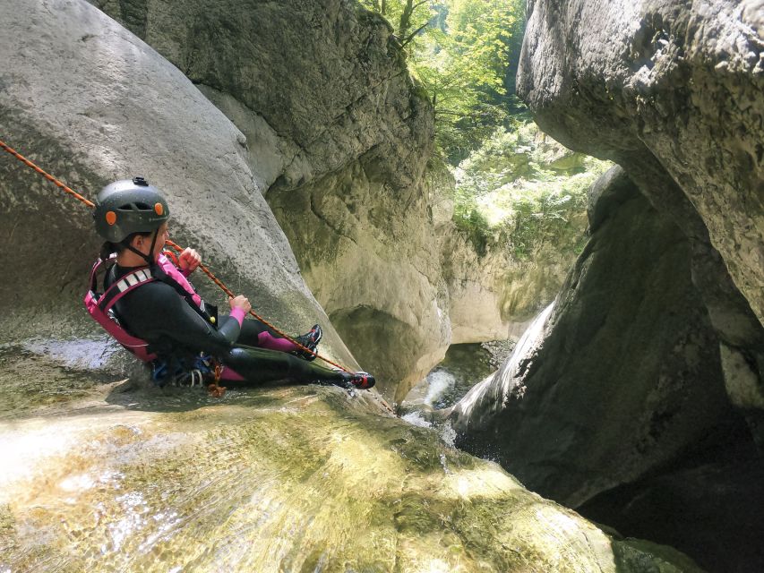 From Interlaken: Canyoning Chli Schliere - What the 7.5-hour schedule feels like