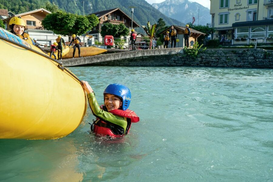 From Interlaken: Family Rafting - Key points at a glance
