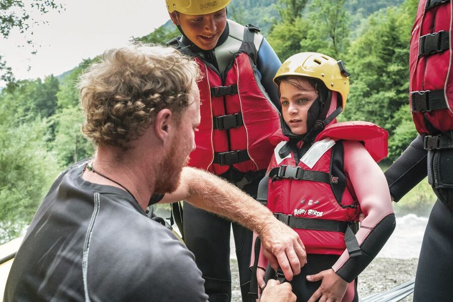 From Interlaken: Family Rafting - The return to Wilderswil