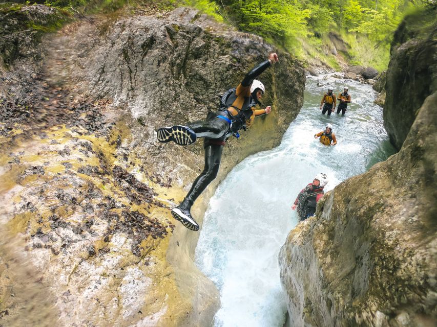 From Interlaken: Local Canyoning Trip - Jumps, slides, and narrow gorge walls