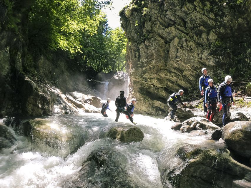 From Interlaken: Local Canyoning Trip - Cold water, wetsuits, and the physical effort