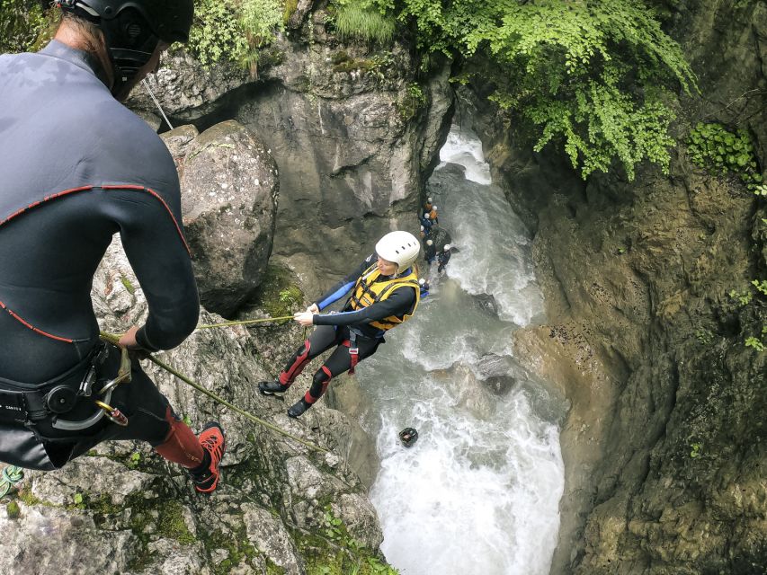 From Interlaken: Local Canyoning Trip - Guides, safety, and choosing your comfort level