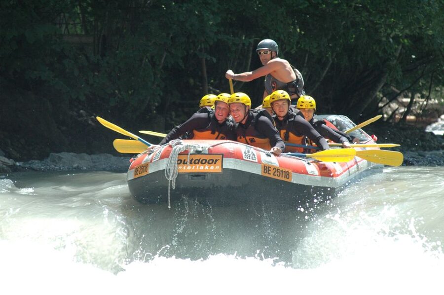 From Interlaken: River Rafting Adventure on Simme River - Guides, safety, and the feel of the boat