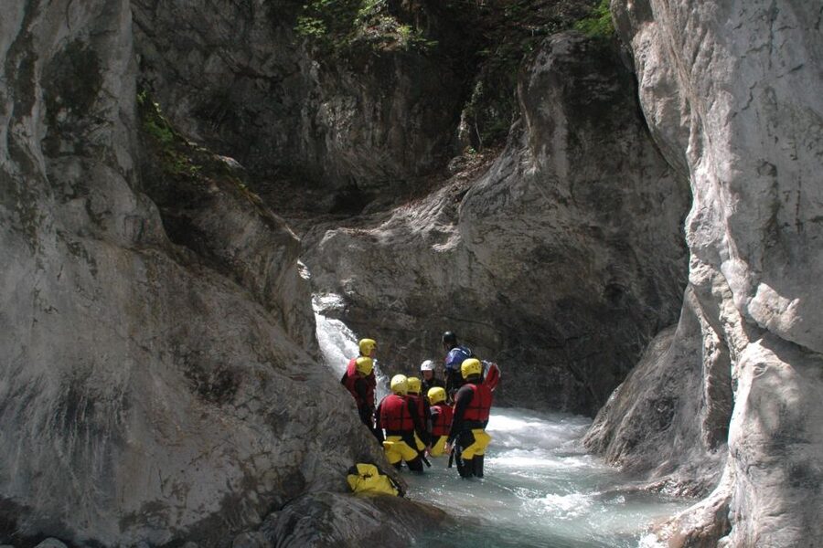From Lucerne: Canyoning Adventure in Interlaken - Free time between Lake Thun and Lake Brienz