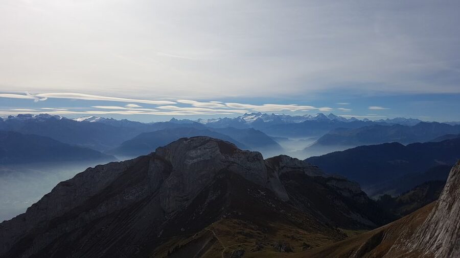 From Luzern:Small Group Tour Golden Roundtrip to Mt. Pilatus - The steep climb on the Pilatus cogwheel railway