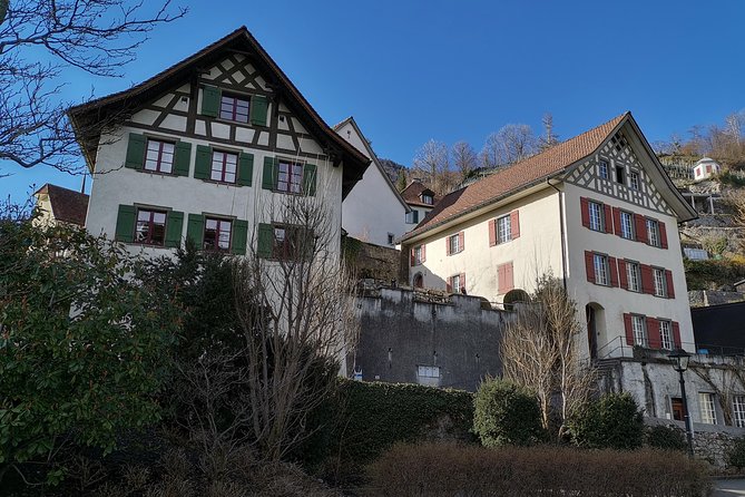 From Zurich: Breathtaking waterfall and lakes private tour - Behind the waterfall near Linthal