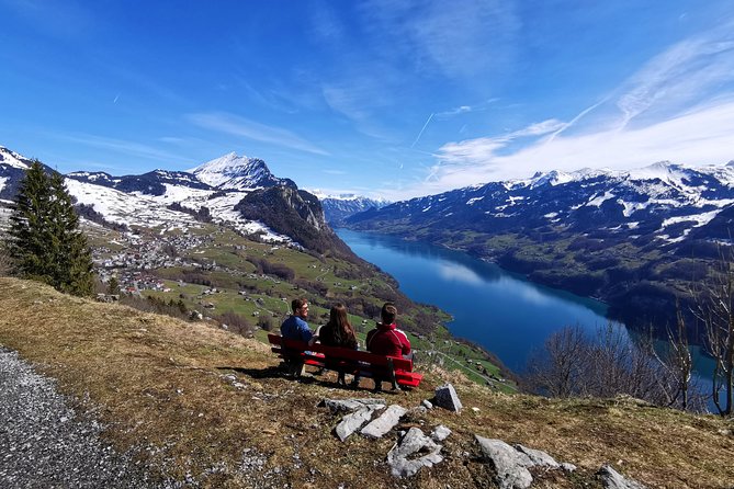 From Zurich: Breathtaking waterfall and lakes private tour - Walensee from the high viewpoint