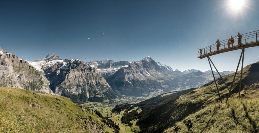 From Zurich: Grindelwald First Cable Car & Interlaken - The First Cable Car takes you above the valley