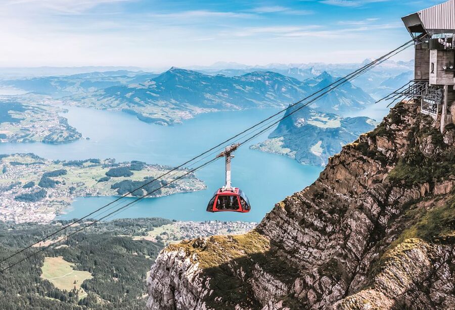 From Zurich: Lucerne & Mount Pilatus Day Tour - Riding from Kriens toward 2,128 meters