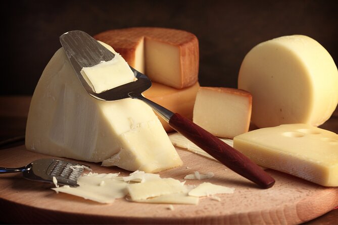 From Zurich: Rhine Falls, Chocolate and cheese factory (KTZ373) - Appenzeller Schaukäserei explains the cheese tradition