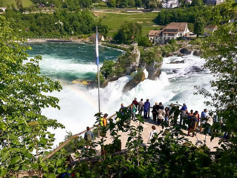 From Zurich: Rhine Falls Coach Tour - Arriving at Europe’s biggest waterfall