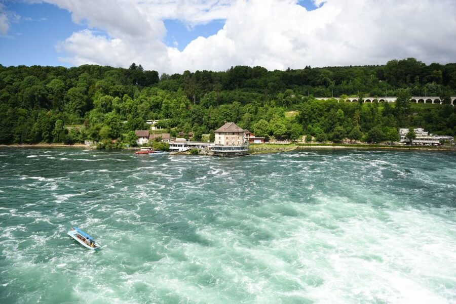 From Zurich to The Rhine Falls - The summer boat ride toward the falls
