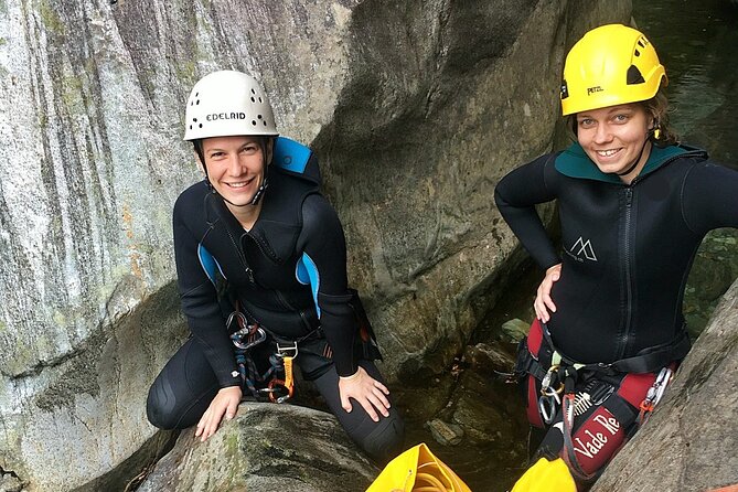 Fun and Adventure - Best beginner canyoning near Bellinzona - The gear that makes a wet canyon manageable