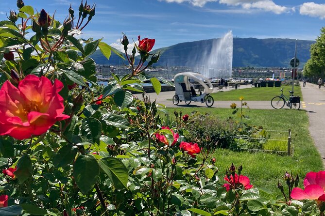 Geneva Highlights Tour by TaxiBike - The Flower Clock and Geneva’s watchmaking image