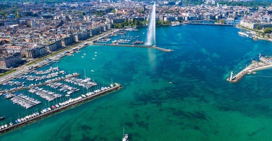 Geneva: United Nations, Old Town and Lake E-Bike Tour - Jet d’Eau and the English Gardens finish