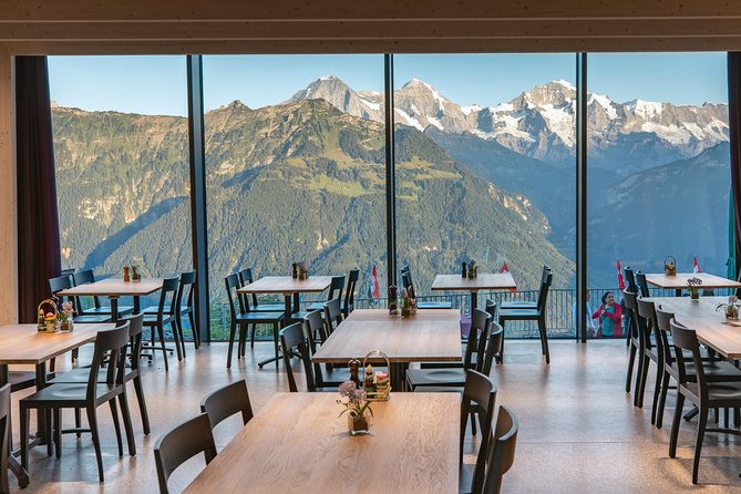 Harder Kulm - Top of Interlaken - Cable Car Ticket - The castle-like restaurant at Harder Kulm