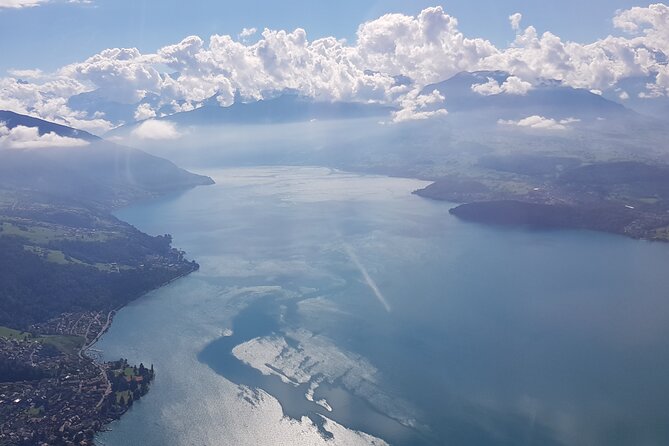 Helicopter tour to the Stockhorn mountain, with great view to the Swiss Alps - Wimmis Castle and the lower valley