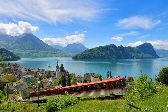 Independent Rigi Tour from Lucerne With Cruise - Descending through Rigi Kaltbad