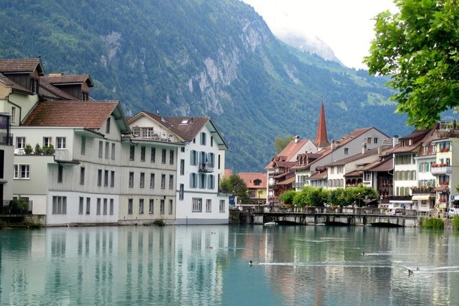 Interlaken 3-hours Private Walking Tour & Mt. Harder Excursion - Following the Aare back toward central Interlaken