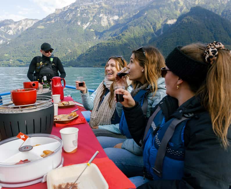 Interlaken: Chocolate Fondue Float - Floating from Bönigen toward Interlaken