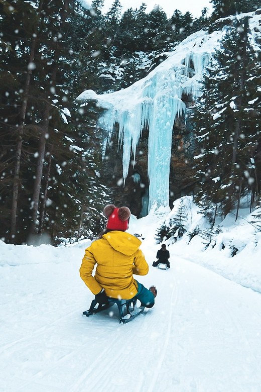 Interlaken: Guided Sledging Adventure - The safety briefing comes first