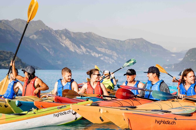 Kayak Tour of the Turquoise Lake Brienz - Weather, clothing, and comfort